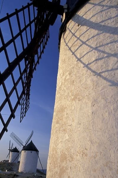 Spain, Consuegra Castile-La Mancha, Windmills