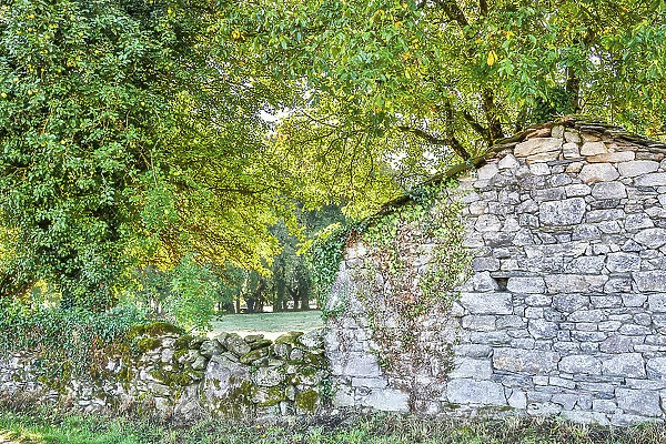 Spain, Galicia. Countryside in Galicia between Vilei and Morgade