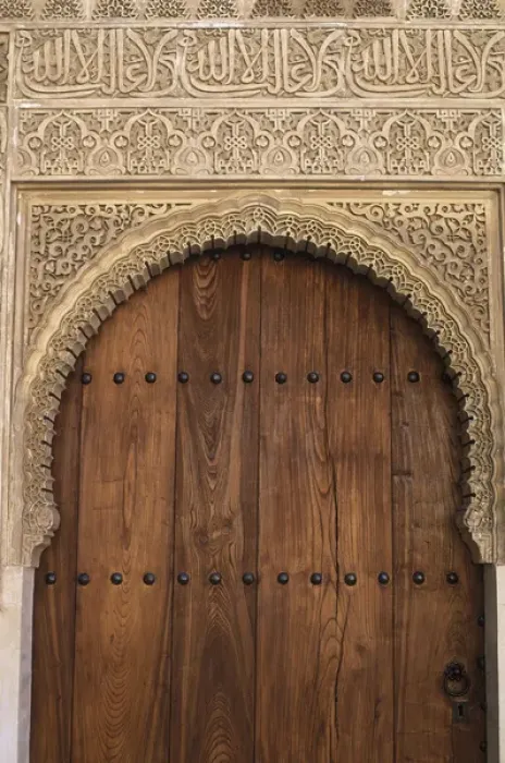 Framed Print : Spain, Granada, Alhambra, legendary Moorish Palace interior details Framed Print : Spain, Granada, Alhambra, legendary Moorish Palace interior details