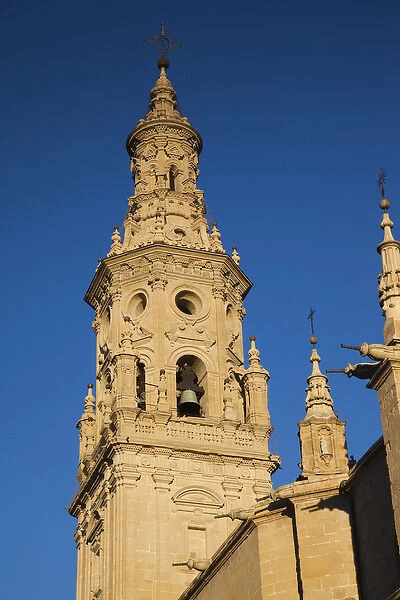 Spain, La Rioja Region, La Rioja Province, Logrono, Cathedral of Santa Maria de la Redonda