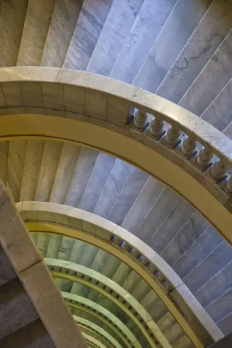 Framed Print : Spain, Madrid, Circulo de Bellas Artes, staircase