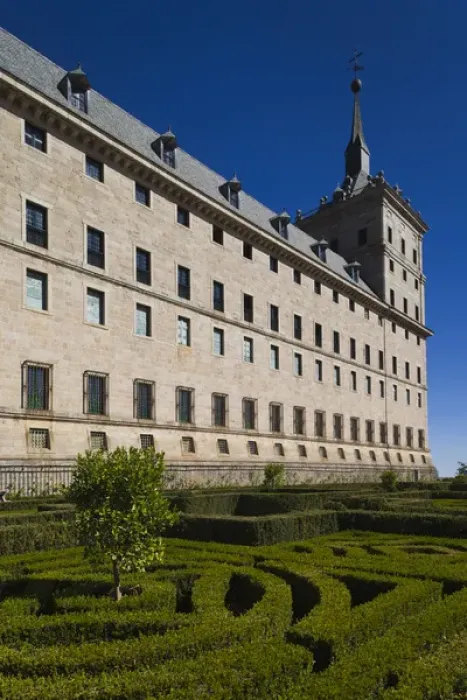 Framed Print : Spain, Madrid Region, San Lorenzo de El Escorial, El Escorial Royal Monastery and Palace