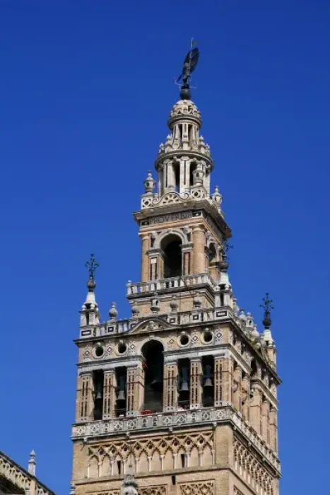 Framed Print : Spain, Seville. The Cathedral of Seville, Cathedral de Sevilla. View of the Cathedral