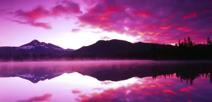 Framed Print : Sparks Lake, Deschutes National Forest, Oregon