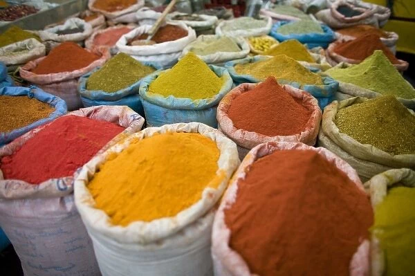Spices in a local market, Kabul, Afghanistan
