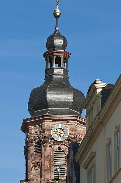 Spire of Providenzkirche, or Church of Providence, Old Town, Heidelberg