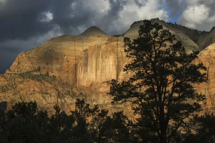 Framed Print : Spot light on Zion Framed Print : Spot light on Zion