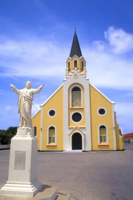 Framed Print : St. Anns Church in Noord Aruba