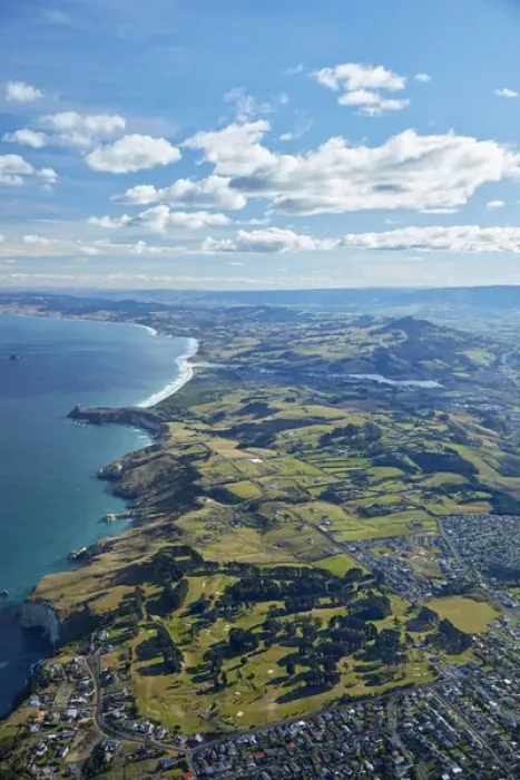 Framed Print : St Clair Golf Club, St Clair Park, Dunedin, Otago, South Island, New Zealand - aerial Framed Print : St Clair Golf Club, St Clair Park, Dunedin, Otago, South Island, New Zealand - aerial