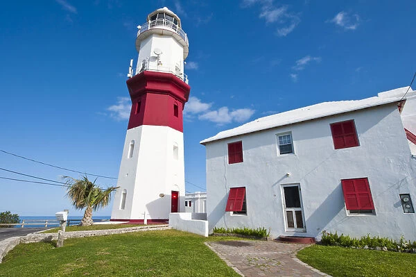 St. Davids Lighthouse near St. Georges, Bermuda