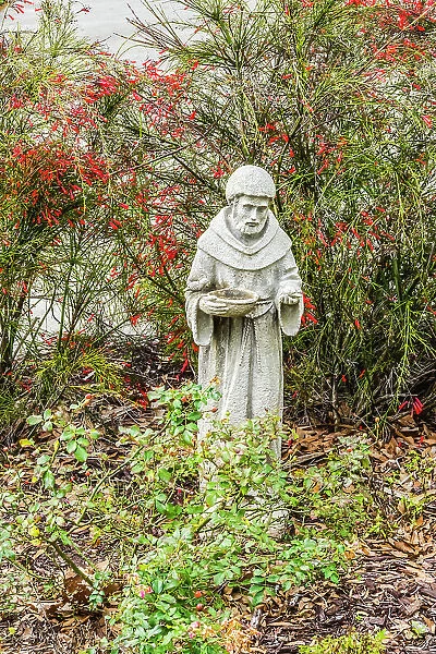 St. Francis statue, Saint Augustine, Florida. Founded 1565