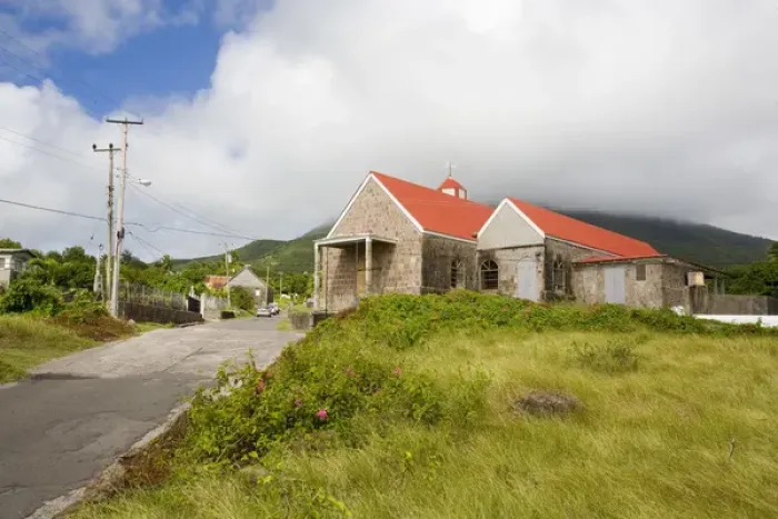 Framed Print : St. Georges Anglican Church, 1842 - Windward Beach, Nevis Framed Print : St. Georges Anglican Church, 1842 - Windward Beach, Nevis