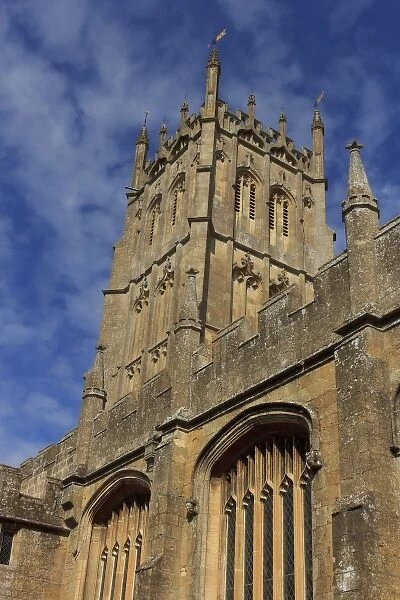 St. James Church Tower, Chipping Camden. Cotswolds in Southwestern England