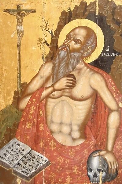 St. Jerome. First half of the 18th century. Byzantine Museum. Zante. Ionian Islands