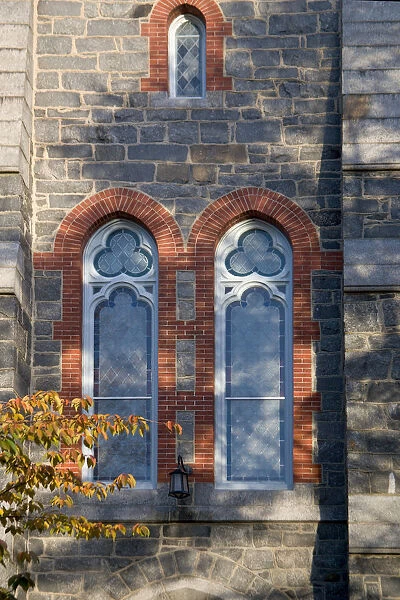 ST. MICHAEL S, MARYLAND. USA. Windows in old church in St. Michael s. Christ Church