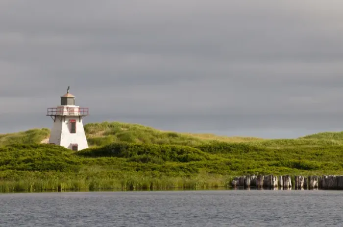 Framed Print : St. Peters Harbour, Prince Edward Island. Lighthouse Framed Print : St. Peters Harbour, Prince Edward Island. Lighthouse