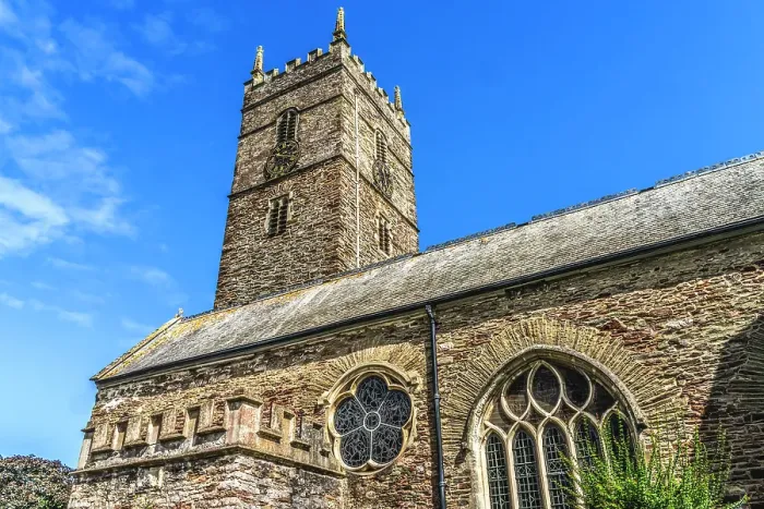Framed Print : St. Saviour's Church, Dartmouth, Devon, England. Church originally founded in 1372 Framed Print : St. Saviour's Church, Dartmouth, Devon, England. Church originally founded in 1372