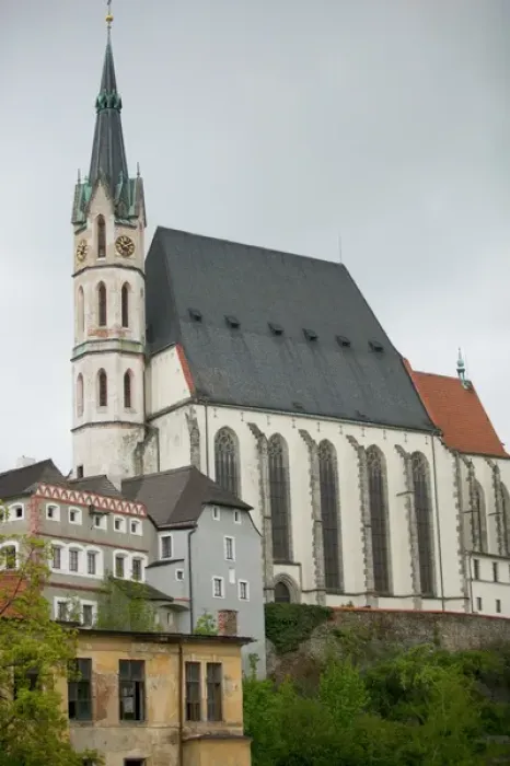 Framed Print : St. Vit Church, Czech Republic, Ceske Krumlov, World Heritage Site