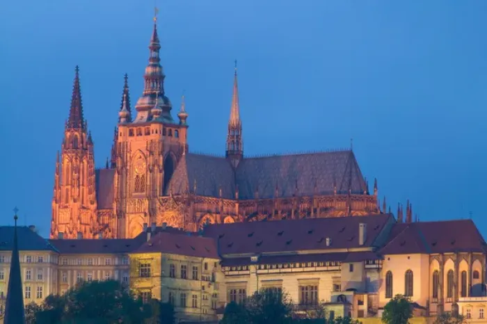 Framed Print : St. Vitus Cathedral  /  Prague Castle, Czech Republic, prague