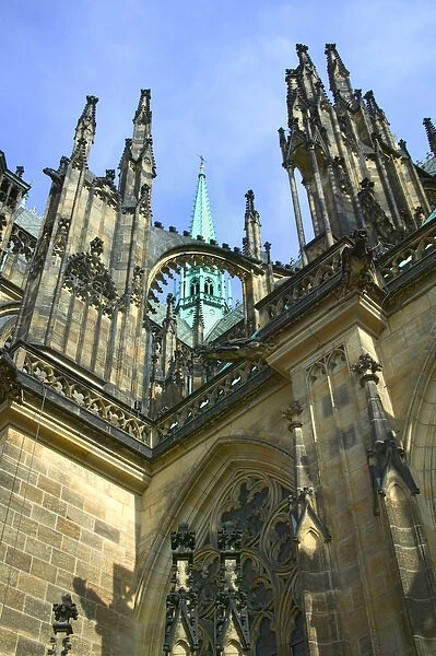 St. Vitus Cathedral within Prague Castle, Czech Republic
