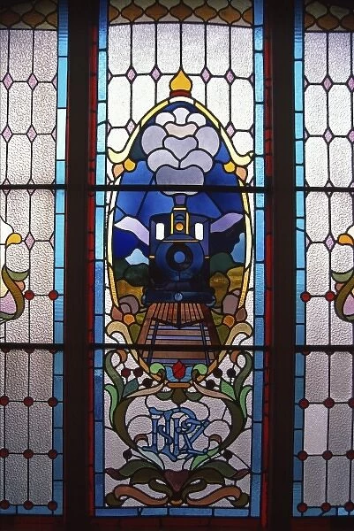 Stained Glass Window, Dunedin, New Zealand Railway Station