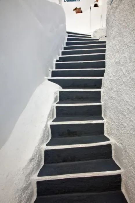 Framed Print : Stairs, Imerovigli, Santorini, Greece Framed Print : Stairs, Imerovigli, Santorini, Greece
