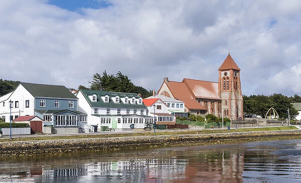 Stanley, the capital of the Falkland Islands in the South Atlantic