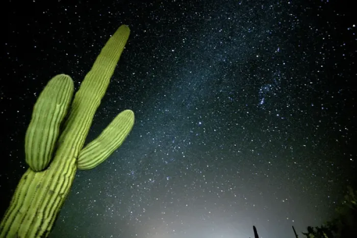 Framed Print : Star filled night sky with saguaro cactus over Organ Pipe Cactus National Monument Framed Print : Star filled night sky with saguaro cactus over Organ Pipe Cactus National Monument