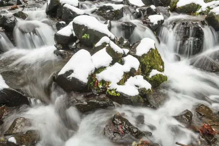 Framed Print : Starvation Creek near Sandy, Columbia Gorge National scenic Area, Oregon, USA