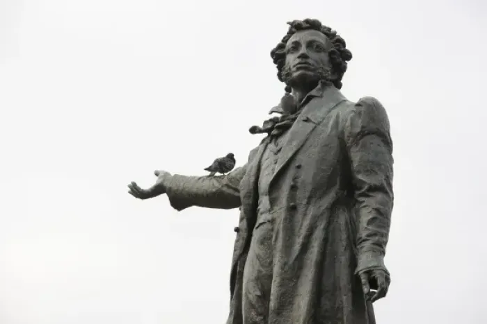 Framed Print : Statue of Alexander Pushkin, Saint Petersburg, Russia Framed Print : Statue of Alexander Pushkin, Saint Petersburg, Russia