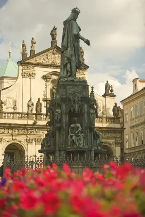 Framed Print : Statue of Charles IV (1848), Knights of the Cross Square, Prague, Czech Republic Framed Print : Statue of Charles IV (1848), Knights of the Cross Square, Prague, Czech Republic