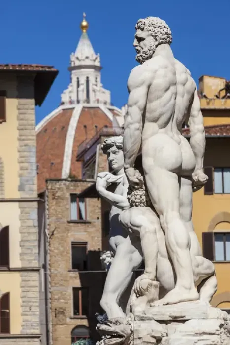 Framed Print : Statue of Neptune, Piazza Della Signora, Florence, Italy Framed Print : Statue of Neptune, Piazza Della Signora, Florence, Italy