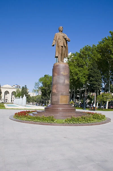 Statue of Nizami, Baku, Azerbaijan
