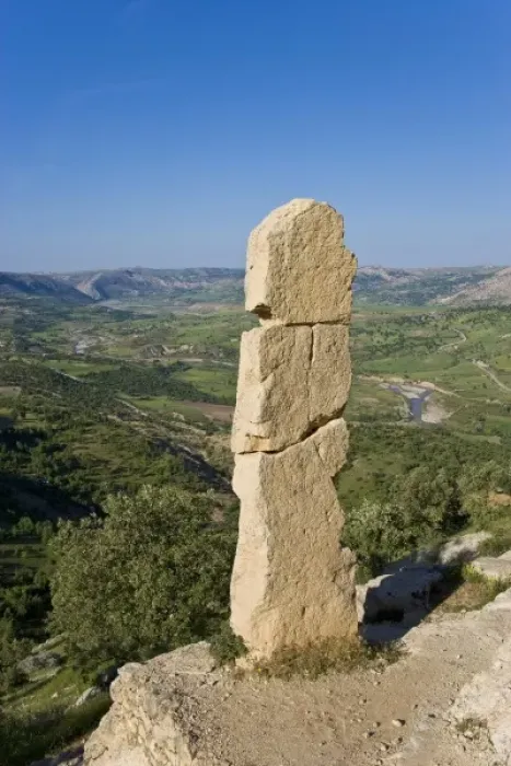 Framed Print : Stele, Arsameia Ruins of Commagene, Adiyaman, Turkey