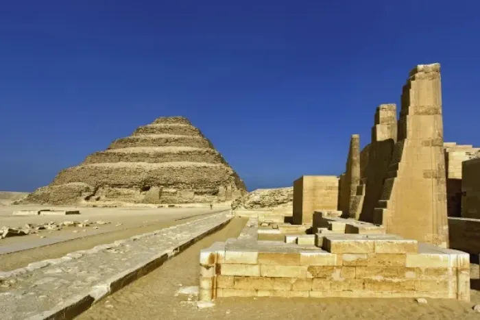 Framed Print : Step pyramid at Saqqara, one of the earliest Egyptian pyramids, built during the Third Dynasty Framed Print : Step pyramid at Saqqara, one of the earliest Egyptian pyramids, built during the Third Dynasty
