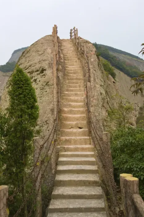 Framed Print : Stepped pathway in the mountain, Ziyuan National Geo Park, Guangxi, China Framed Print : Stepped pathway in the mountain, Ziyuan National Geo Park, Guangxi, China
