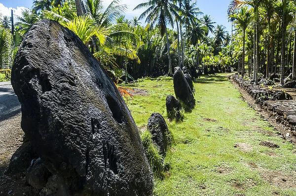 Stone money on the island of Yap, Micronesia