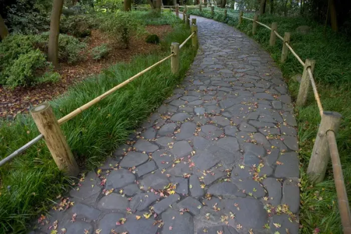 Framed Print : Stone Pathway in the Japanese Gardens Golden Gate Park, San Francisco California Framed Print : Stone Pathway in the Japanese Gardens Golden Gate Park, San Francisco California