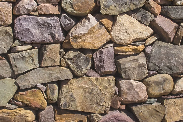 A detail of a stone wall amidst the ruins of an ancient fortress in Humahuaca, Argentina