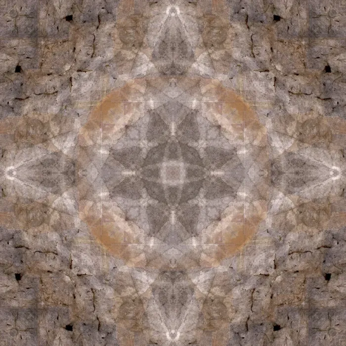 Framed Print : Stone wall kaleidoscope abstract Framed Print : Stone wall kaleidoscope abstract