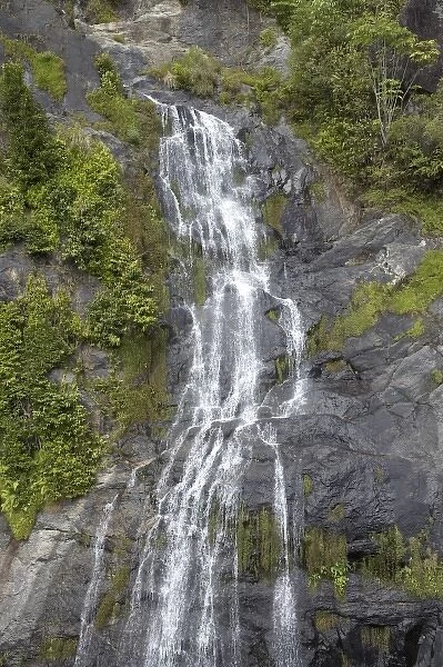 Stoney Creek Falls, Kuranda Scenic Railway, Cairns, North Queensland, Australia - aerial