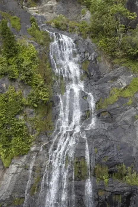 Framed Print : Stoney Creek Falls, Kuranda Scenic Railway, Cairns, North Queensland, Australia - aerial