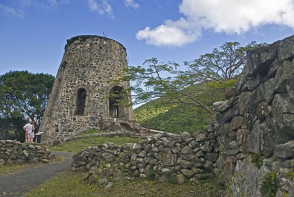 A stop at the Annaberg Sugar Mill, St. John U. S. Virgin Islands