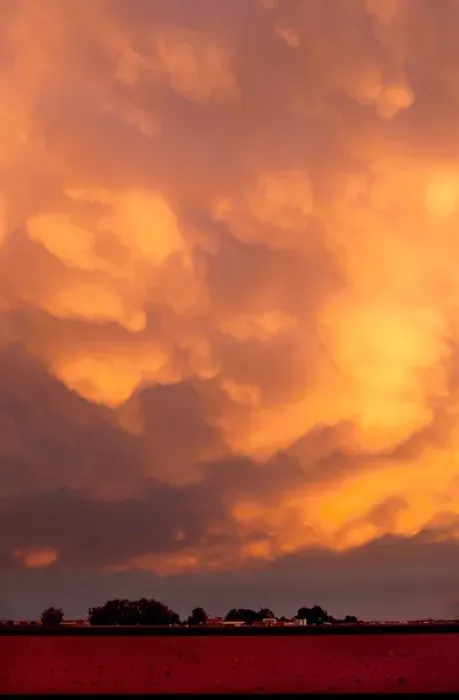 Framed Print : Storm clouds at sunset over southwest Idaho. Mammarian clouds are laden with moisture Framed Print : Storm clouds at sunset over southwest Idaho. Mammarian clouds are laden with moisture