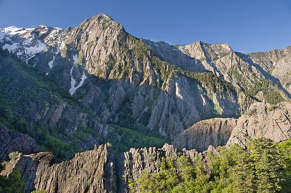 Storm Mountain area, Big Cottonwood Canyon is a great place to demonstrate geology