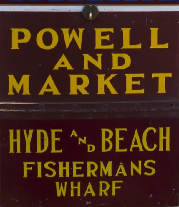 Framed Print : Street sign for Powell and Market, Hyde and Beach, and Fishermans Wharf Framed Print : Street sign for Powell and Market, Hyde and Beach, and Fishermans Wharf