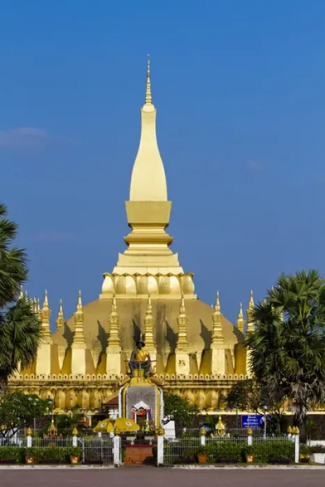 Framed Print : The stupor as represented on the Cambodian Real currency. This is Vientiane, Laos