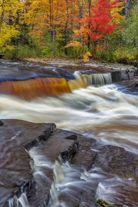 Framed Print : Sturgeon River in autumn near Alberta in the Upper Peninsula of Michigan, USA Framed Print : Sturgeon River in autumn near Alberta in the Upper Peninsula of Michigan, USA