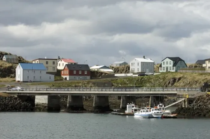 Framed Print : Stykkisholmur, Snaefellsnes Peninsula, Iceland