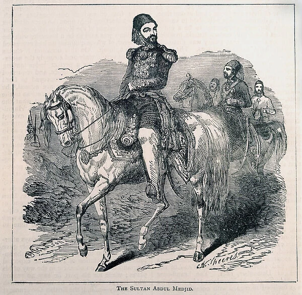 Sultan Abdul Medjid, Crimean War, 1854-1856 Turkey Copyright: aAC Ltd